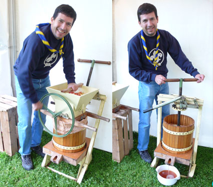 Tono pressing cider